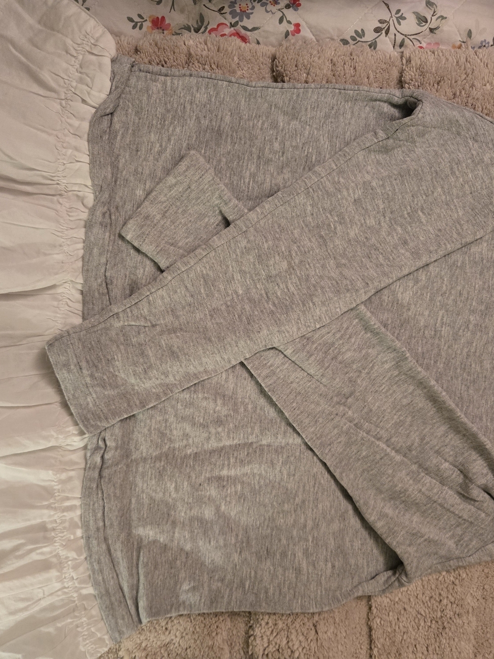 Vineyard Vines Heather Gray Kids Crewneck Sweater